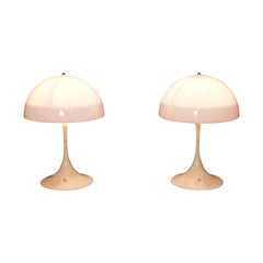 Pair of 1st Edition Panthella Table Lamps by Verner Panton for Poulsen, 1971