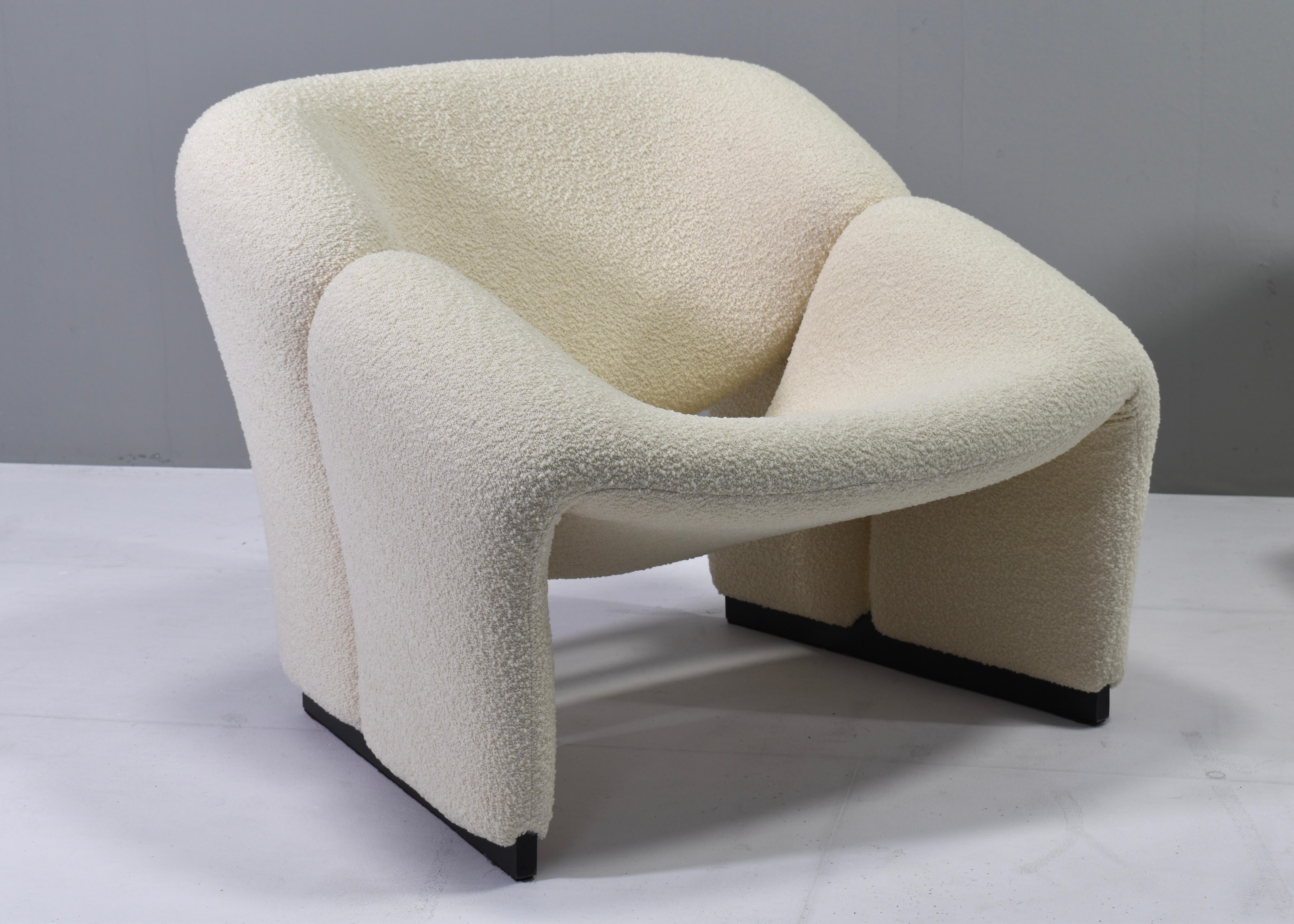 Pair of 1st Edition Pierre Paulin F580 Groovy Chairs by Artifort, 1966 en vente 4