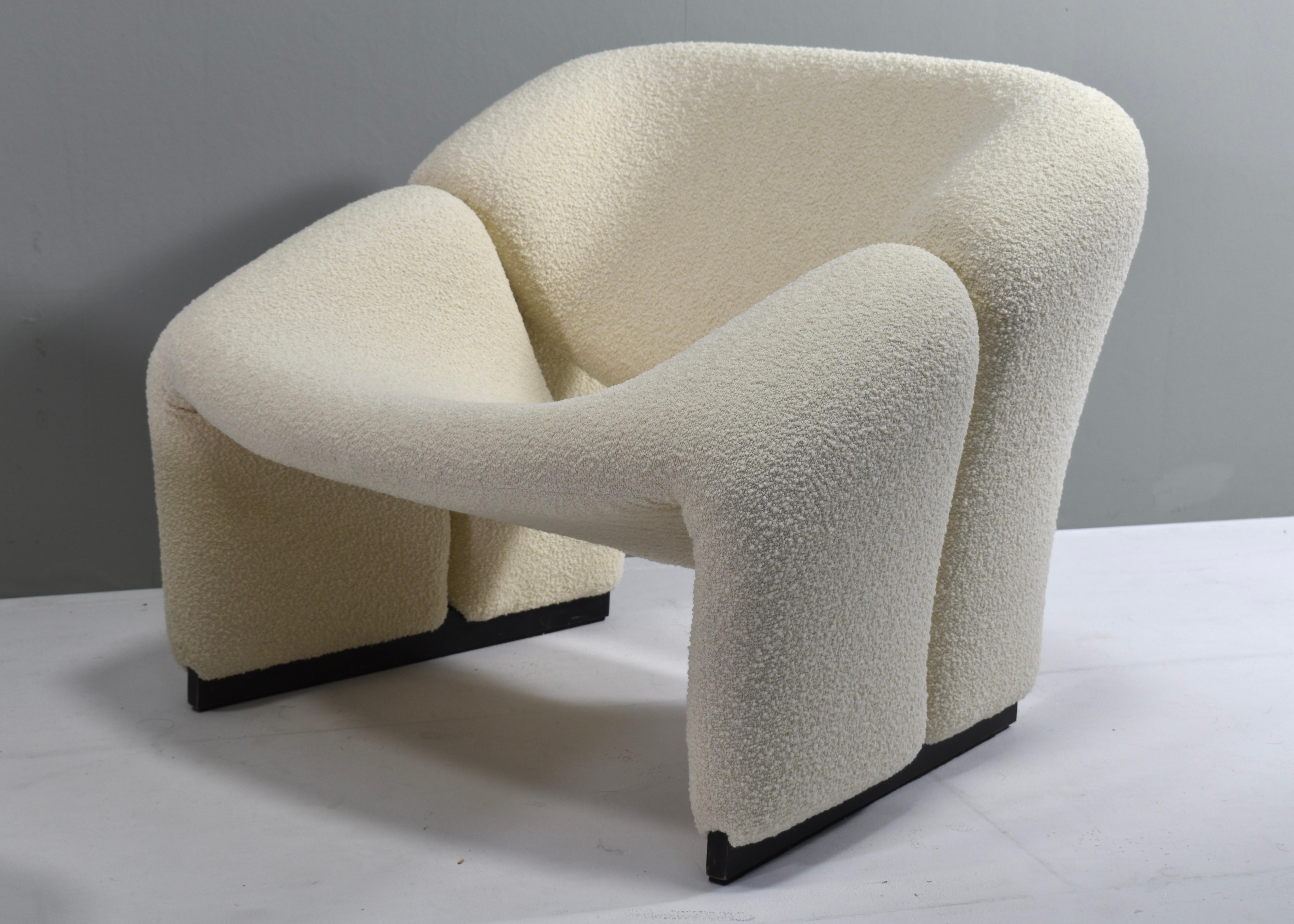 Pair of 1st Edition Pierre Paulin F580 Groovy Chairs by Artifort, 1966 For Sale 2