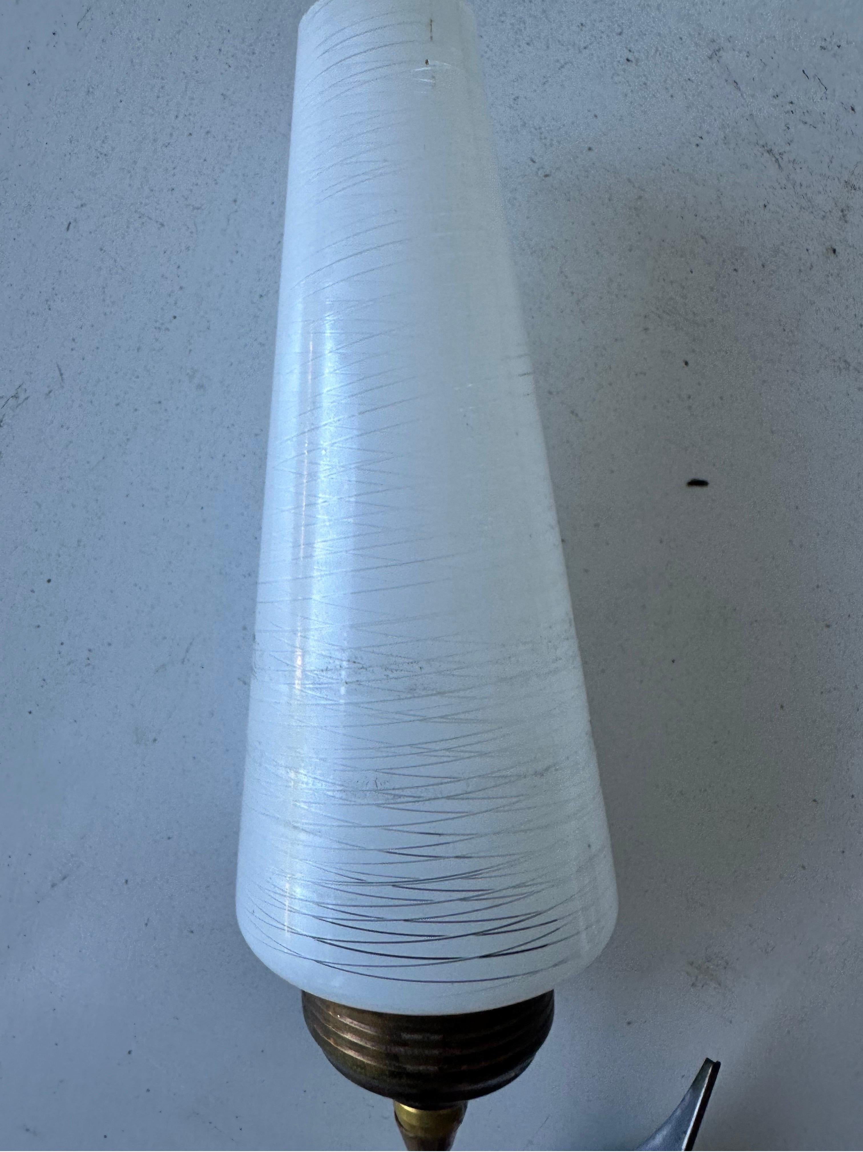 Coppia di lampade francesi a 2 bracci Maison Lunel in vendita 3