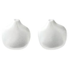 Paire de 2 boucles d'oreilles « Aurum Silver » de la marque Aur Studio