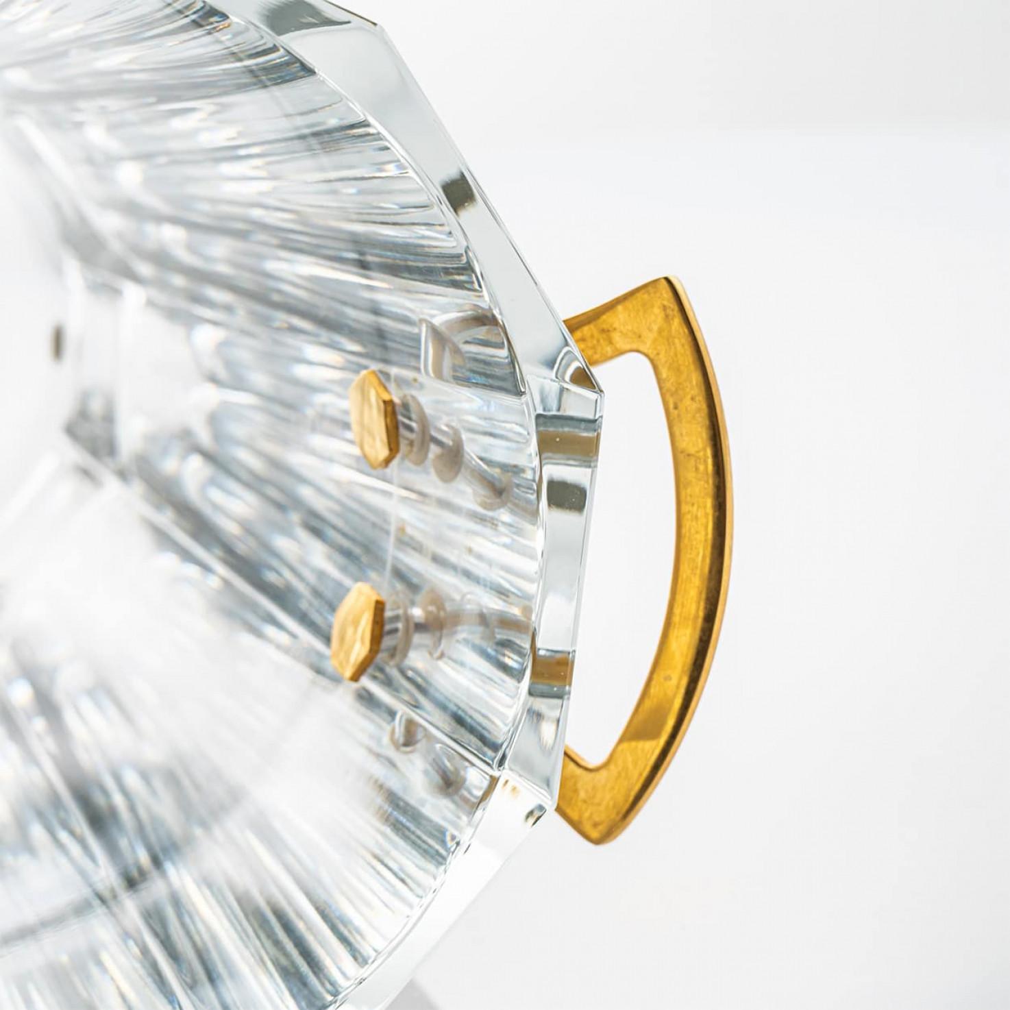 Paar von 2 Baccarat Kristallgläsern mit Weinkühler, Frankreich (Sonstiges) im Angebot