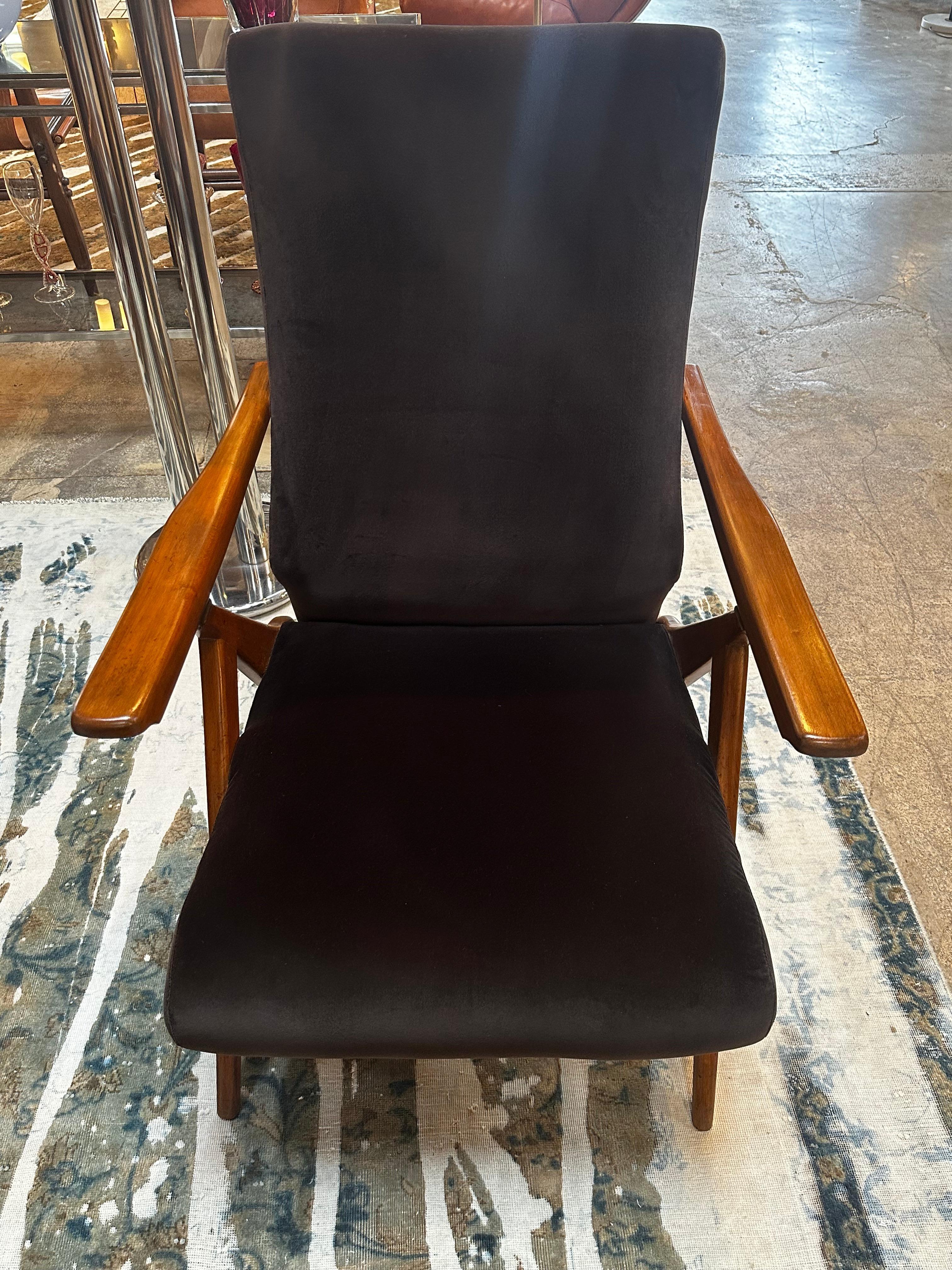 Fabric Pair of 2 Carlo Mollino for Antonio Gorgone Armchairs, 1950s
