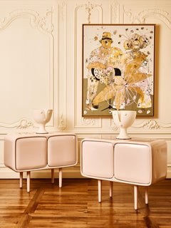 Pair of 2 doors sideboards by Nicolet (Customizable)