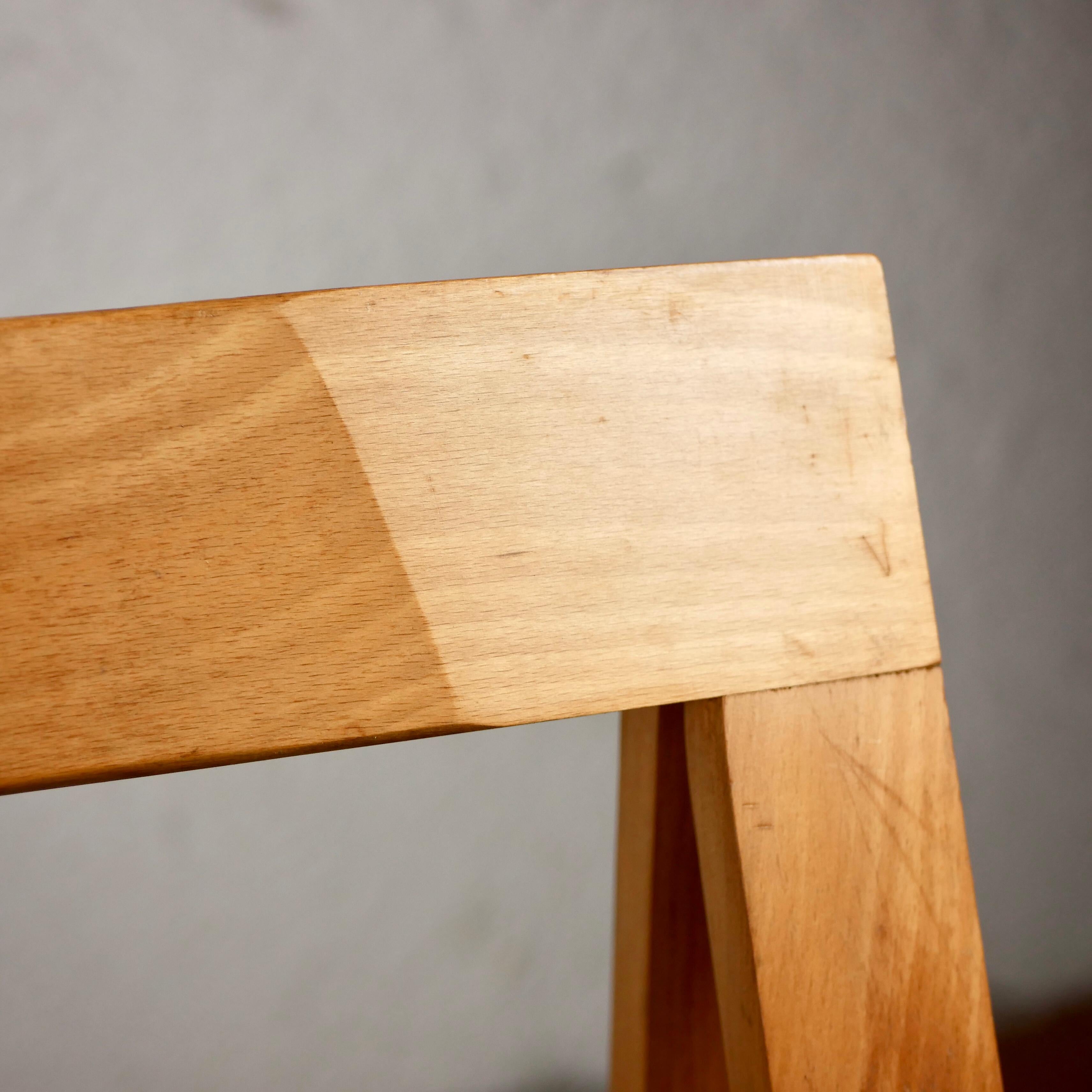 Pair of 2 Folding Cane Chairs by Aldo Jacob, Made in Yougoslavia in the 1960s 7
