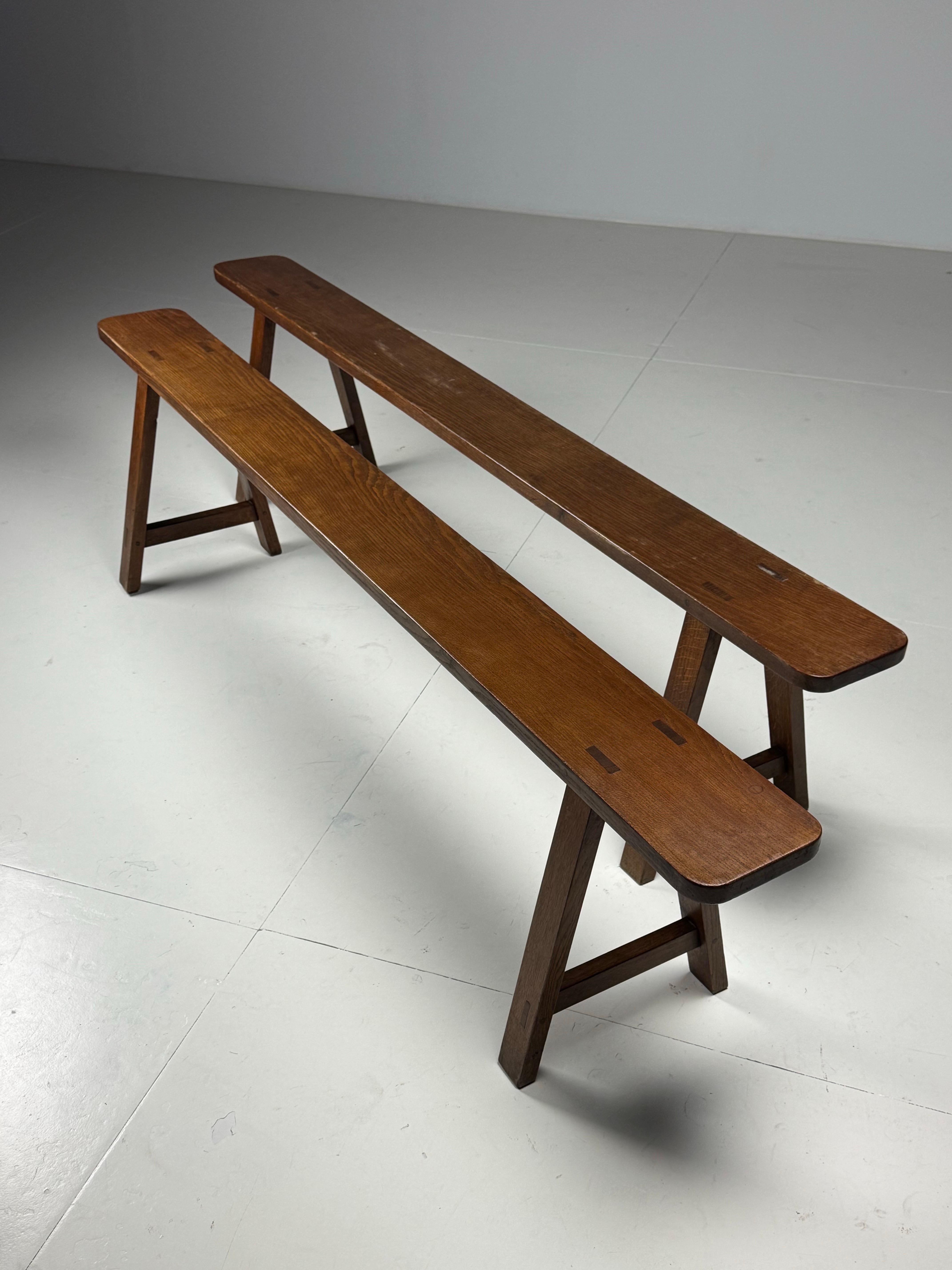 20ième siècle Paire de 2 bancs français 1900 en vente