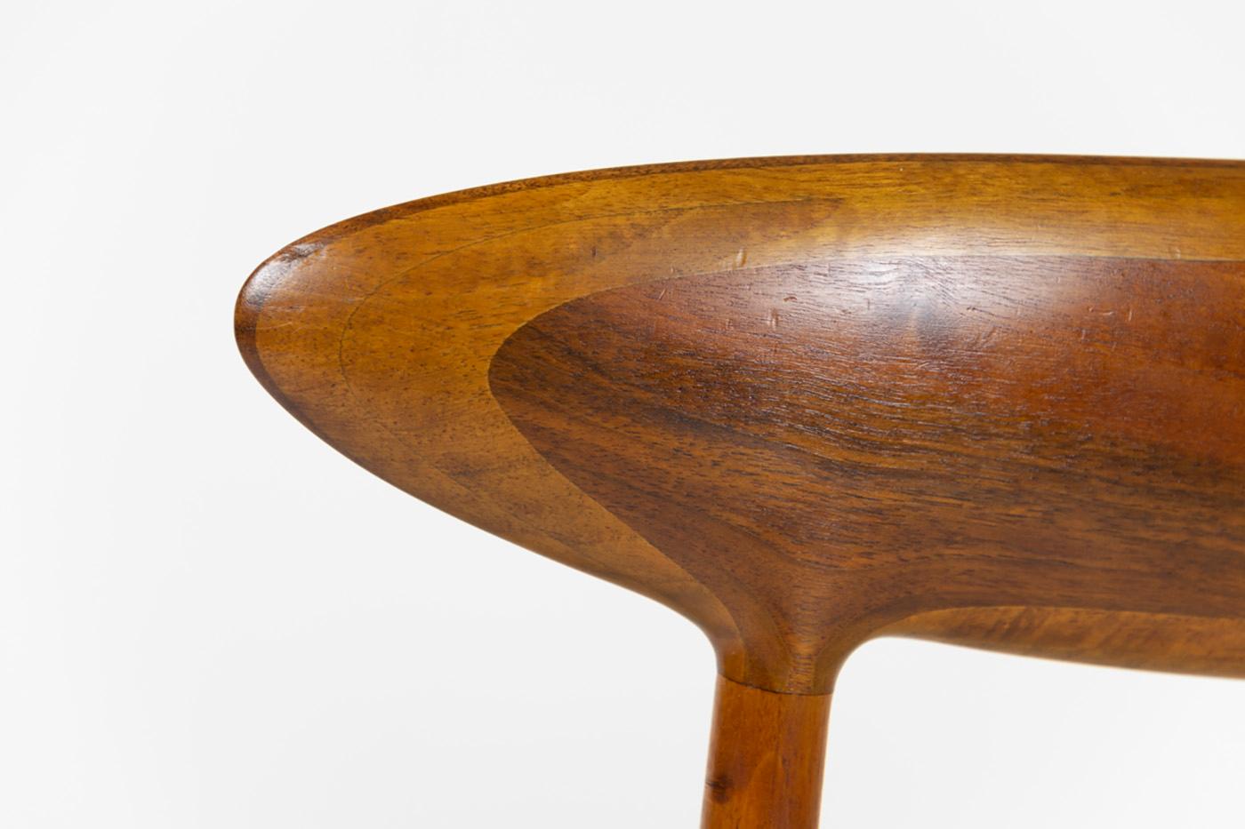 Mid-20th Century Pair of 2 Kurt Ostervig Dining Chairs for Brande Mobelfabrik, Denmark, 1960s For Sale
