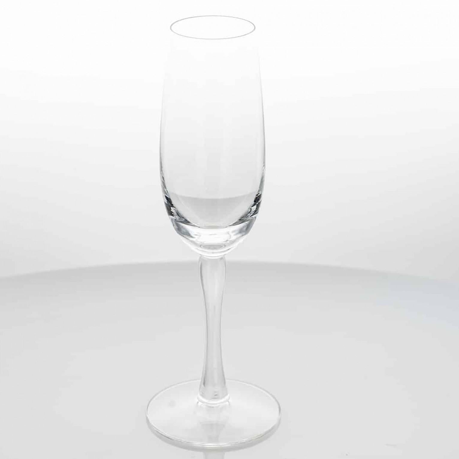 Paar von 2 Lalique Kristall Champagnergläser, Frankreich im Angebot 1