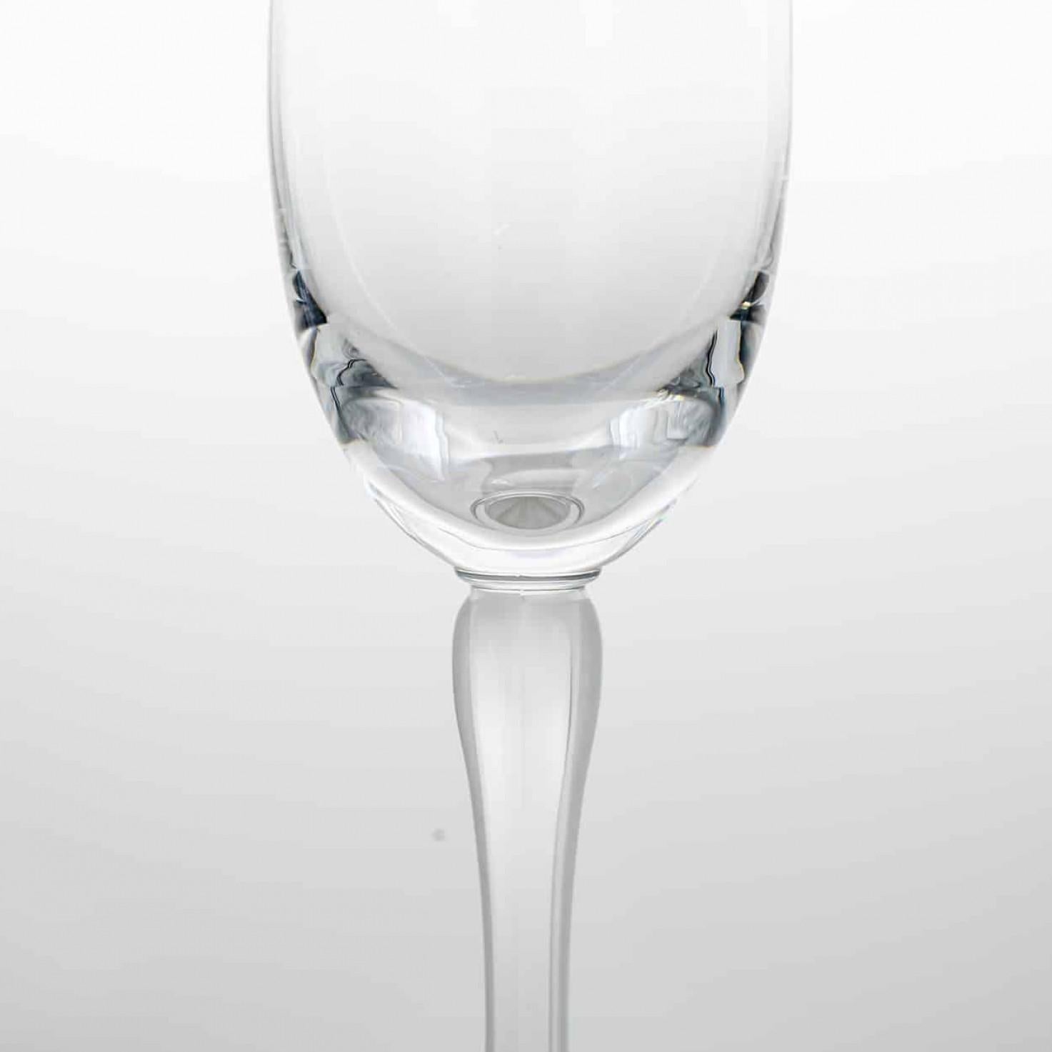 Paar von 2 Lalique Kristall Champagnergläser, Frankreich im Angebot 2