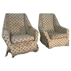 Paire de 2 fauteuils italiens du milieu du siècle 1960