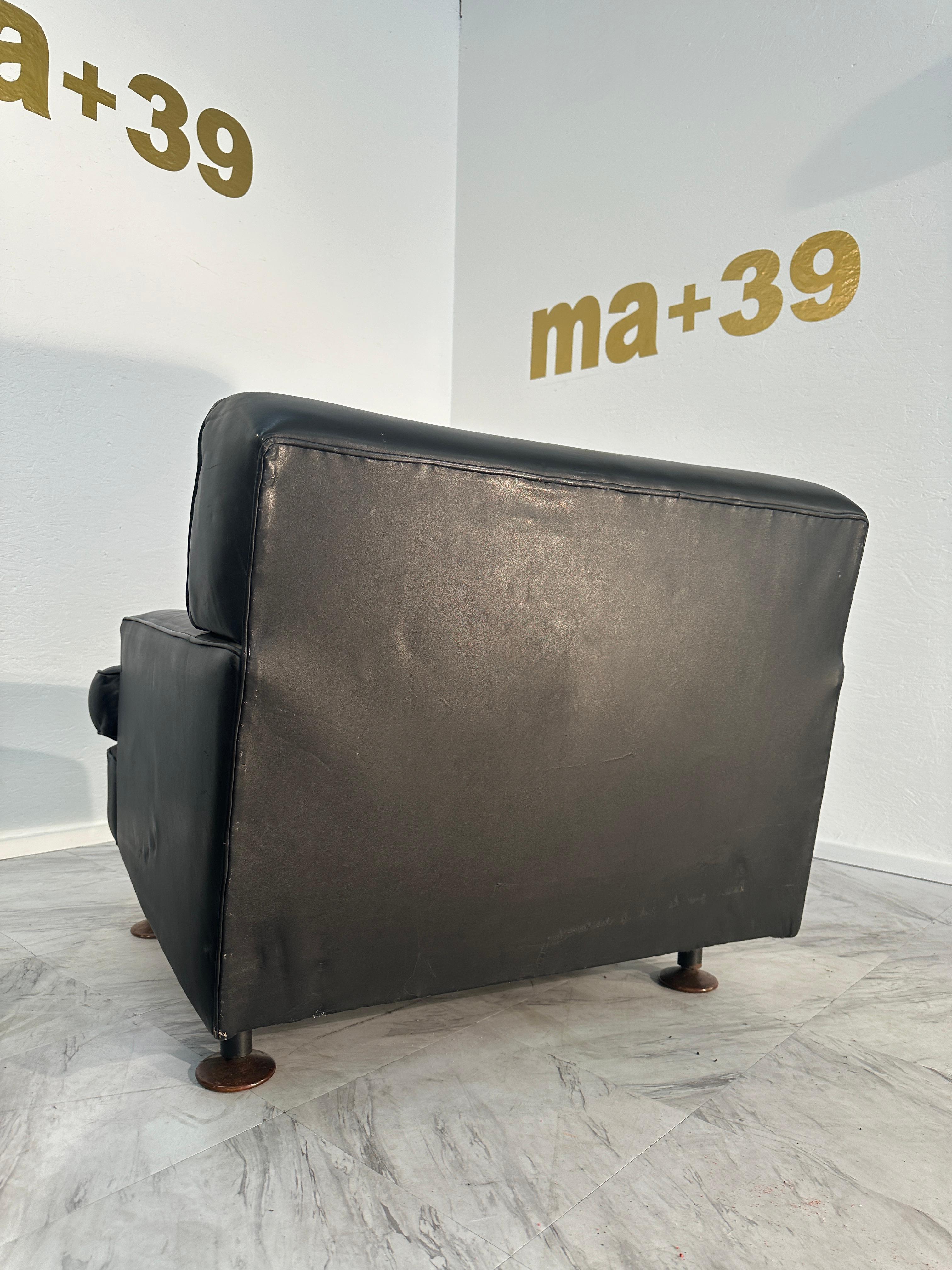 Paire de 2 chaises longues italiennes du milieu du siècle par Zanuso X Artflex 1960s Bon état - En vente à Los Angeles, CA