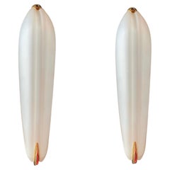 Pair of 2 Mid-Century Modern Wall Sconces, 1980