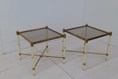 Pair of 2 Midcentury Side Tables, 1980s