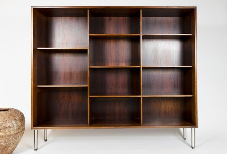Pair Of 2 Rosewood Bookcases Made In Denmark 1960s At 1stdibs