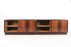 Pair of 2 Rosewood Sideboards, Made in Denmark in the 1960s