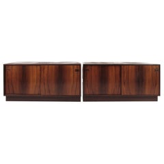 Pair of 2 Rosewood Sideboards, Made in Denmark in the 1960s