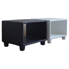 Pair of 2 Sculpted Contemporary Night Stand by Faina