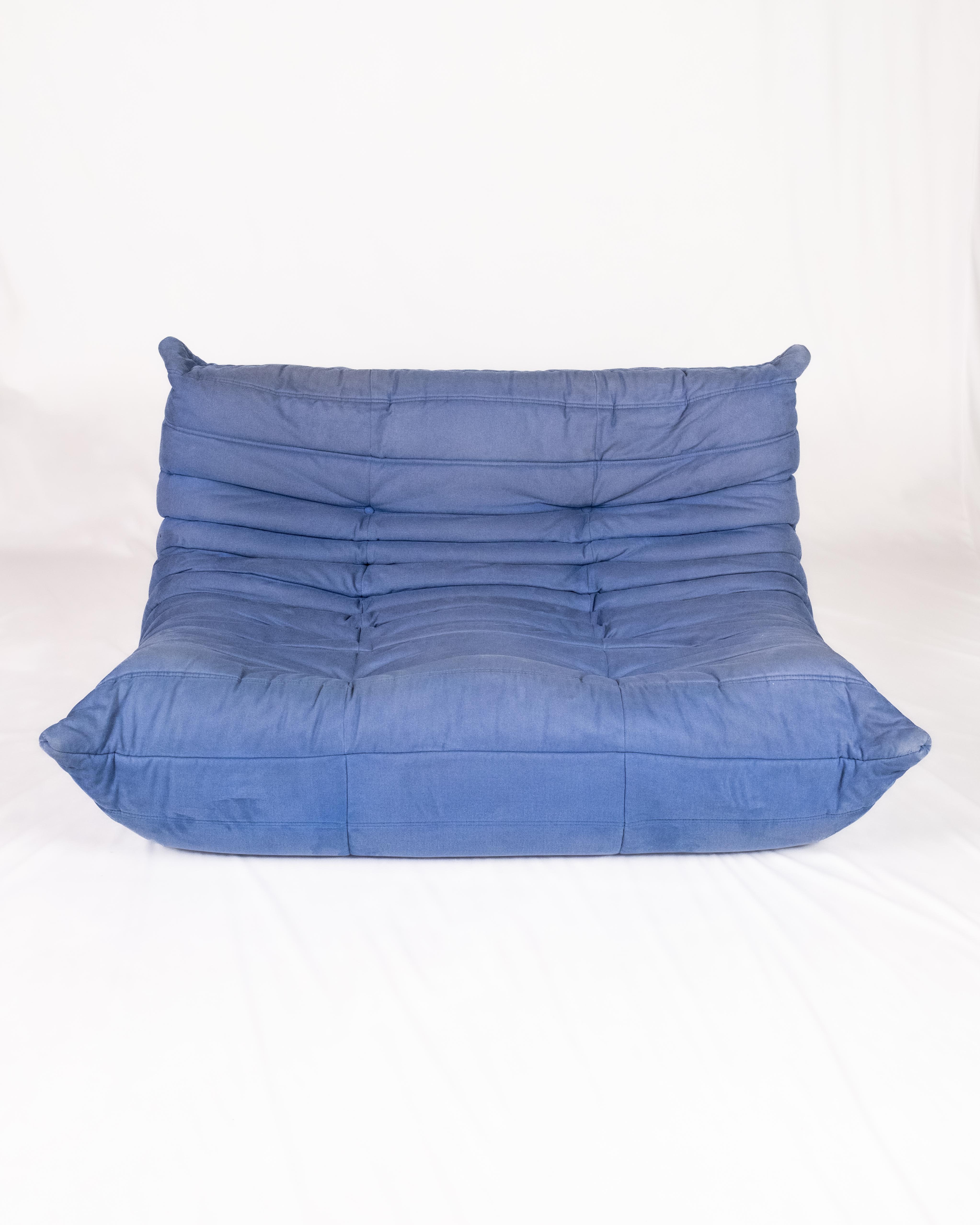 Paar 2-Sitzer Sofa Togo, von Michel Ducaroy für Ligne Roset, Frankreich (Space Age) im Angebot