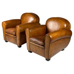Pair of 2 Sheepskin Clubchairs by Bart van Bekhoven