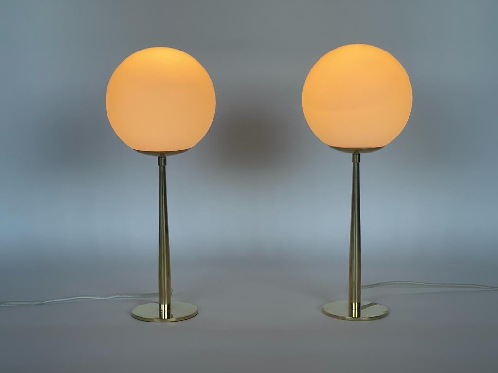 Mid-Century Modern Pair of 2 Table Lamps by Hans Agne Jakobsson, 1960