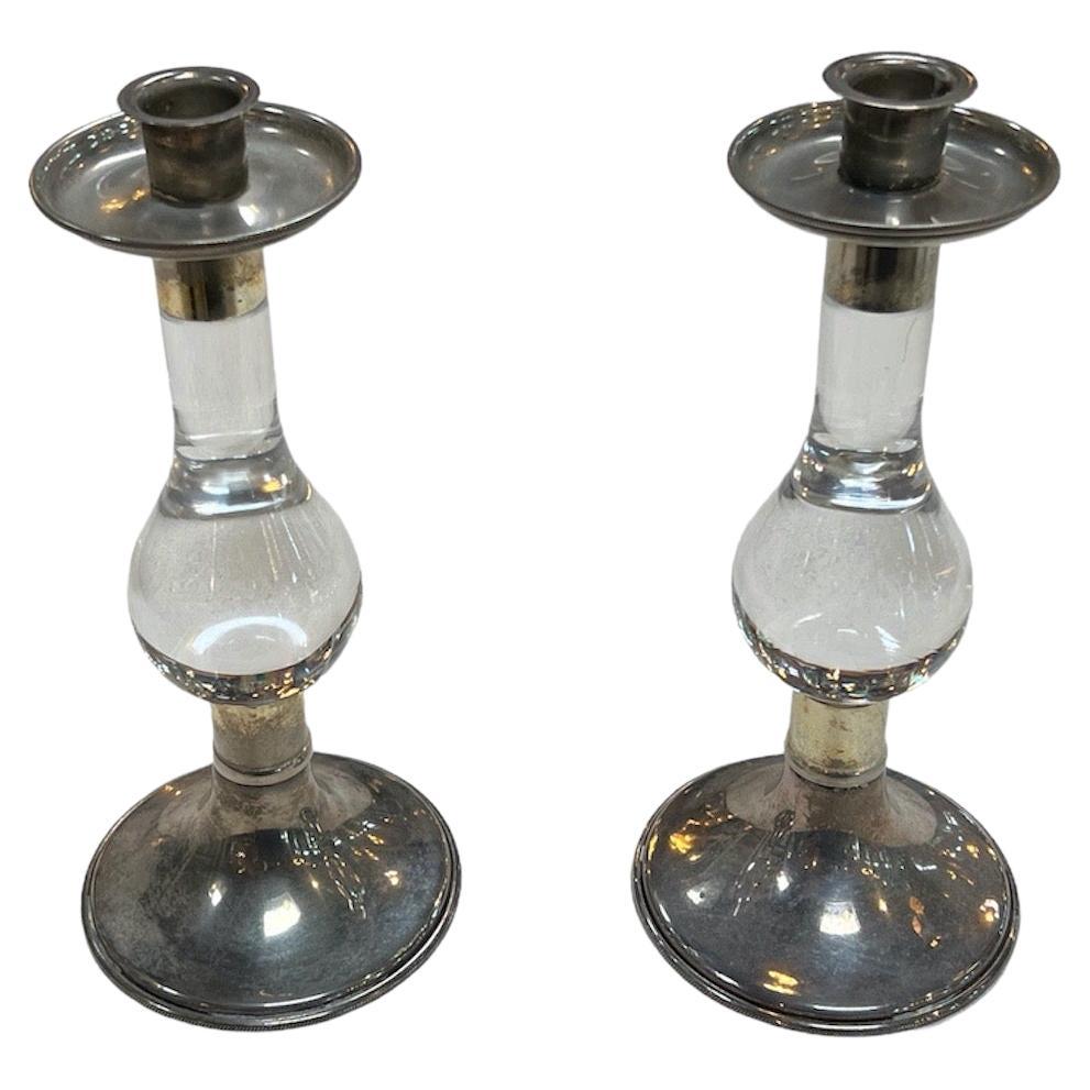 Pair of 2 Vintage Candlestick  1960s For Sale