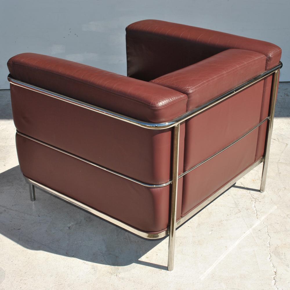 Paire de fauteuils Le Corbusier LC3 20/123 Le Corbusier par Cartwright, Jeanneret et Perriand en vente 1