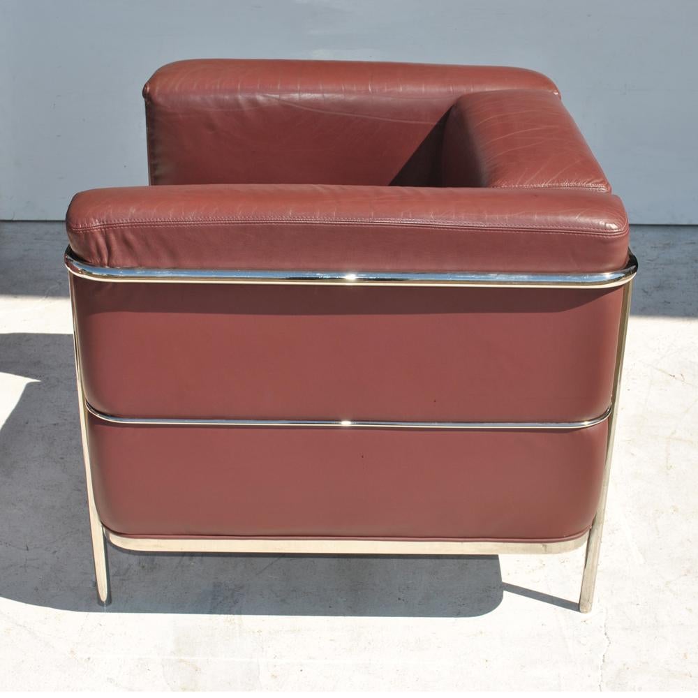 Paire de fauteuils Le Corbusier LC3 20/123 Le Corbusier par Cartwright, Jeanneret et Perriand en vente 2