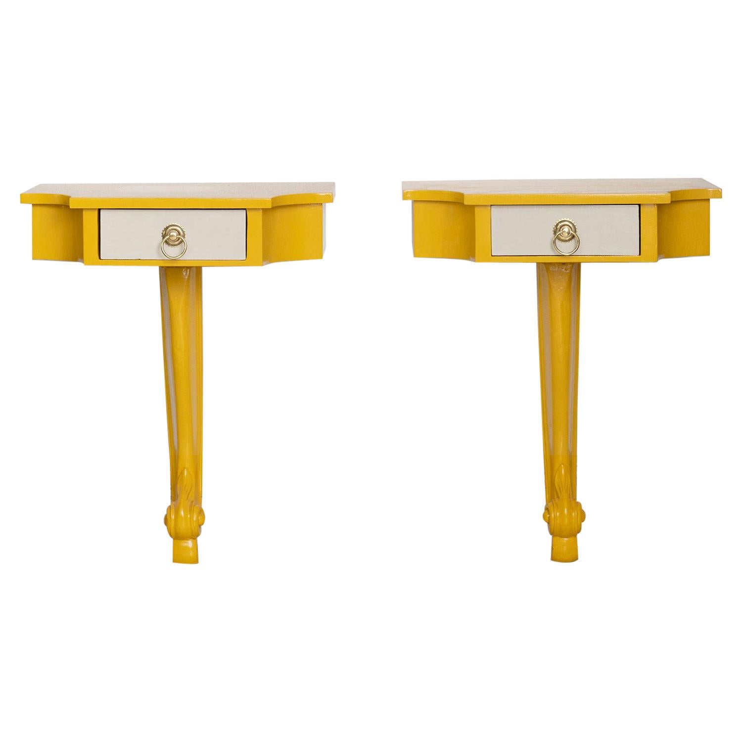 Pair of 20th Century American Console Tables