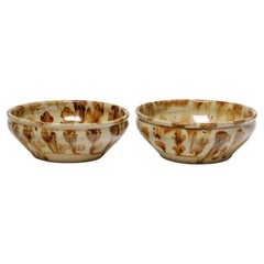 Coppia di ciotole o piatti decorativi art déco del XX secolo di Joseph Talbot La Borne