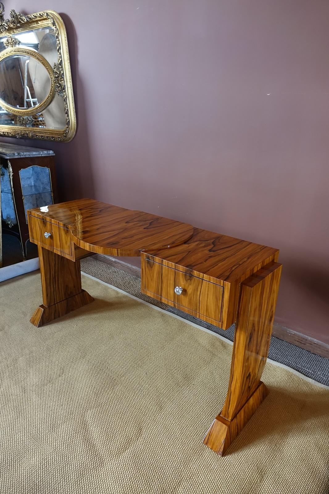 Pair of Art Deco desk which can be used also as consoles.