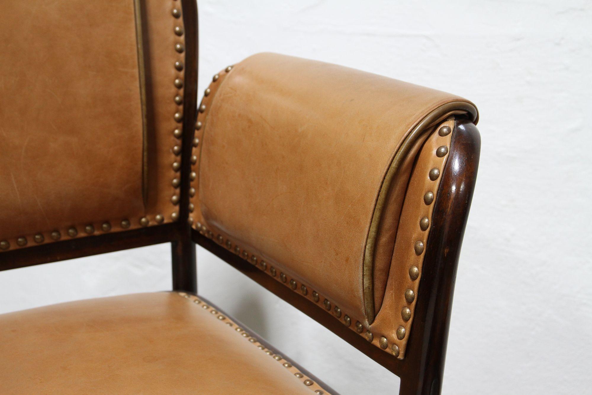 Paire de fauteuils en bois cintré Art nouveau du 20ème siècle par Thonet, Autriche, vers 1904 en vente 4