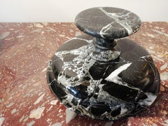 Pair of 20th Century Black Marble Italian Risers