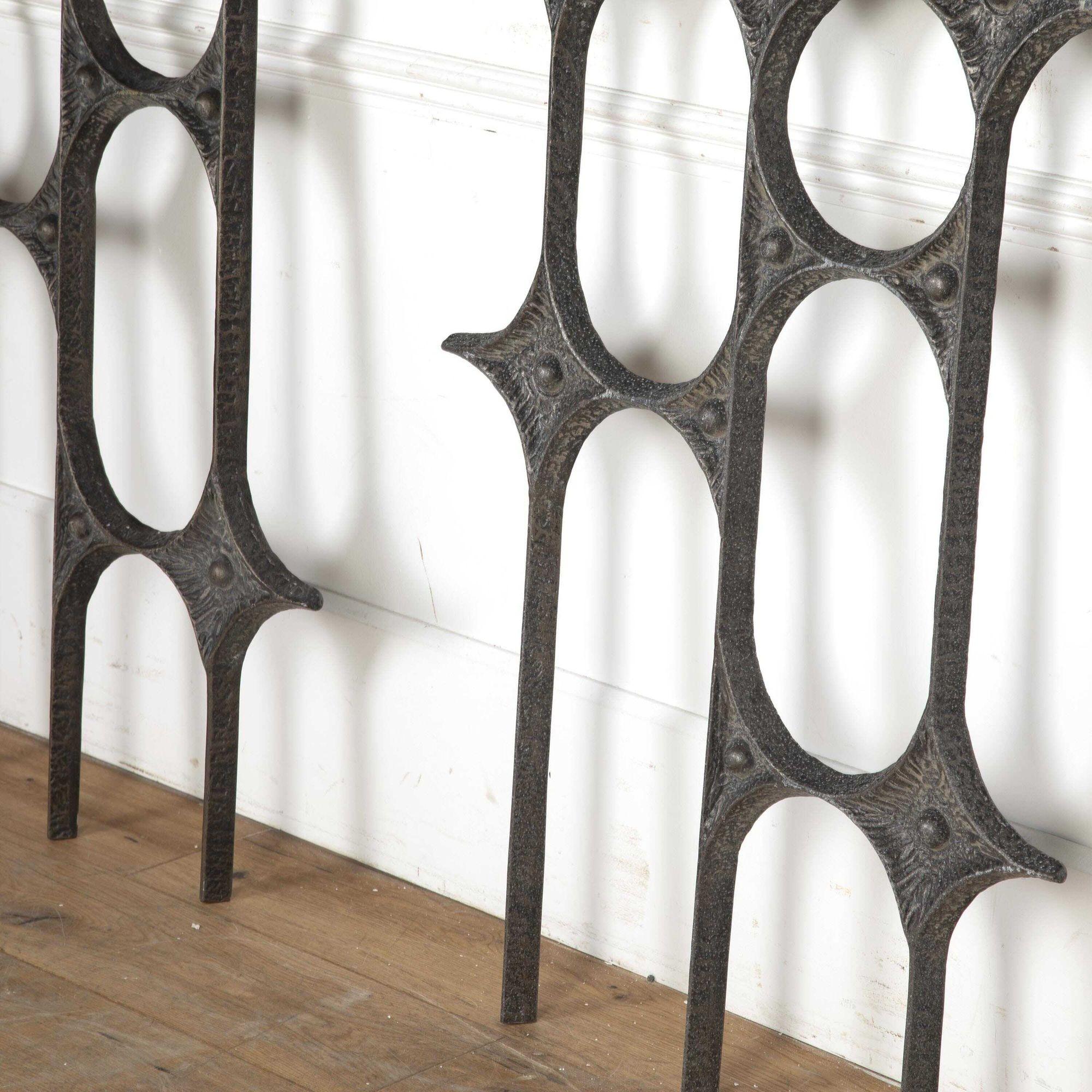Pair of 20th Century Brutalist Iron Wall Sculptures In Good Condition In Gloucestershire, GB
