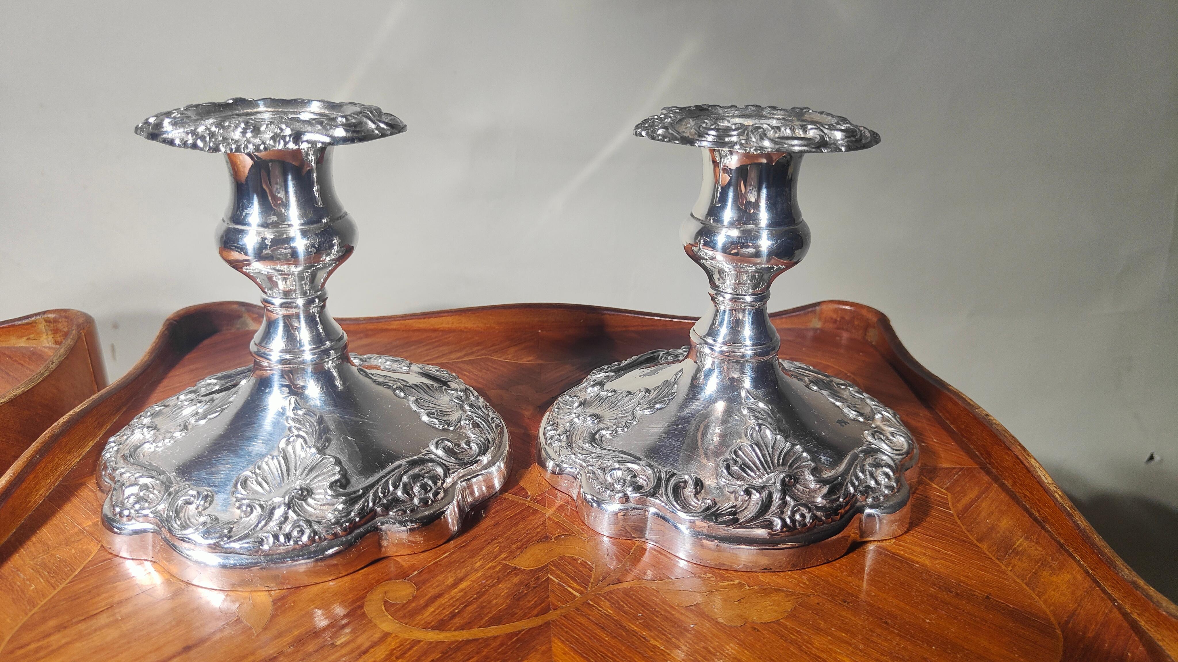 Pair Of 20th Century Candlesticks For Sale 8