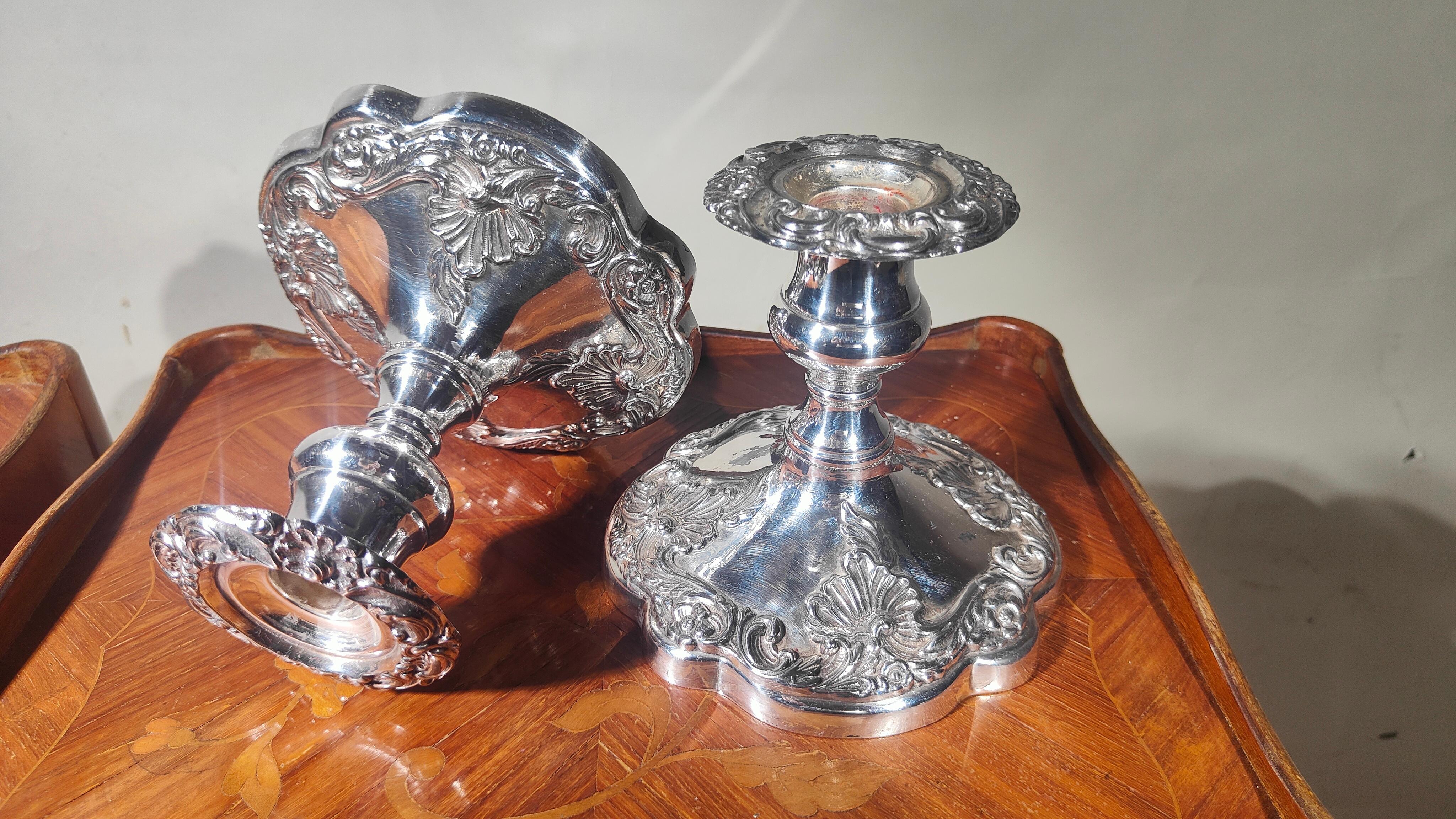 Pair Of 20th Century Candlesticks For Sale 11