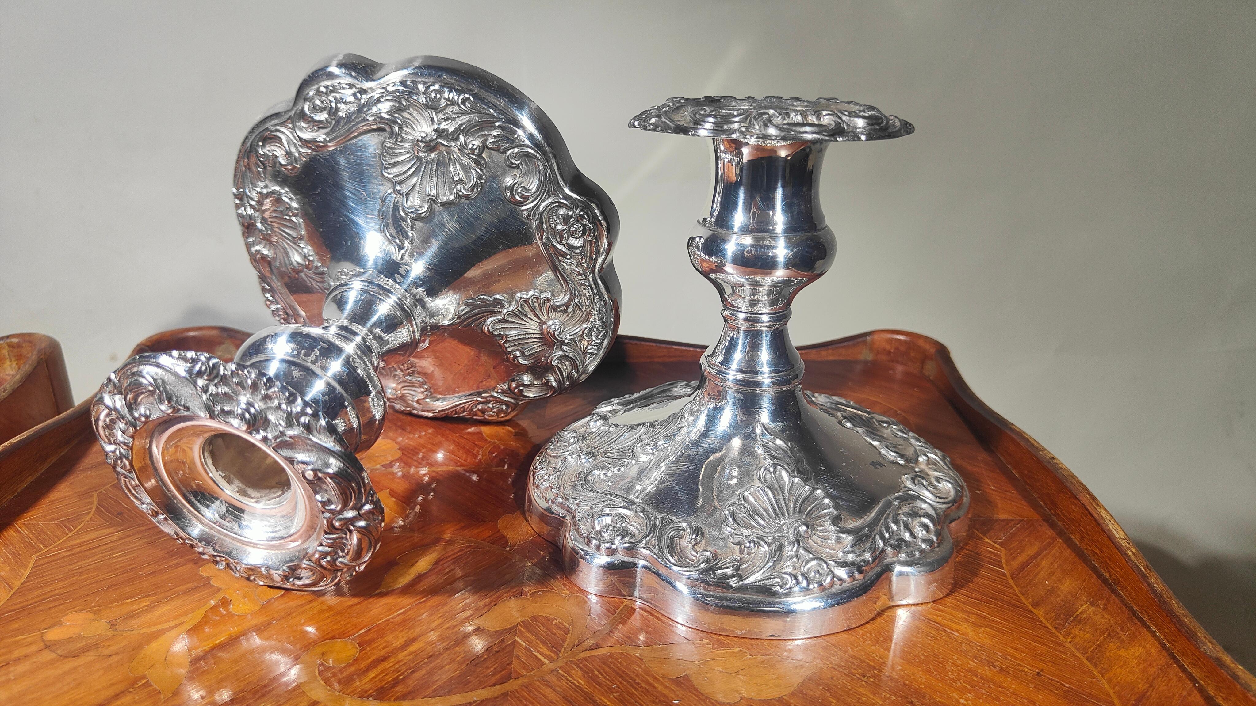 Pair Of 20th Century Candlesticks For Sale 12