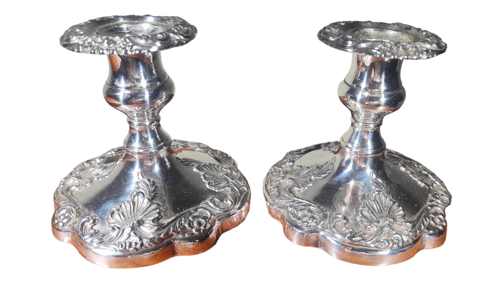 Mid-20th Century Pair Of 20th Century Candlesticks For Sale