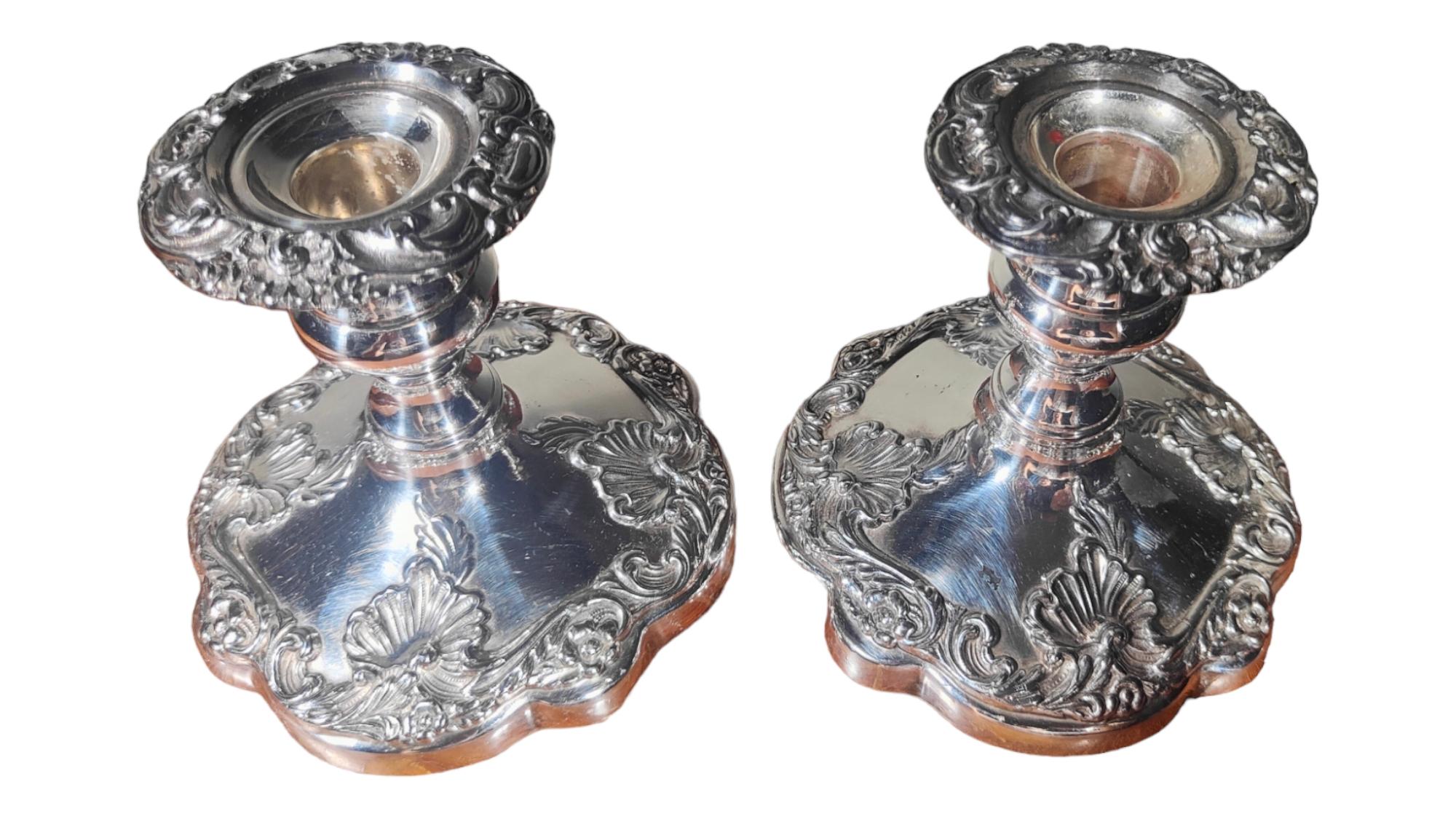 Pair Of 20th Century Candlesticks For Sale 1