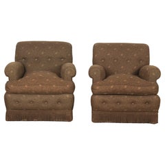 Pair of 20th Century Club Armchairs by Maison Jansen