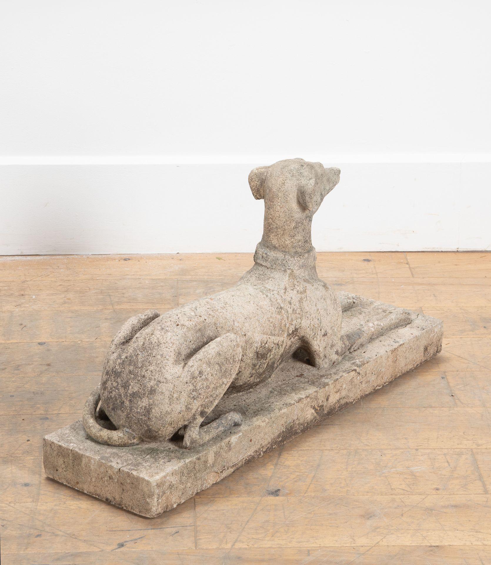 Pair of 20th Century Composite Stone Whippets For Sale 11