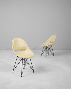 Paar tschechische Fiberglas-Stühle des 20. Jahrhunderts von Miroslav Navratil für Vertex