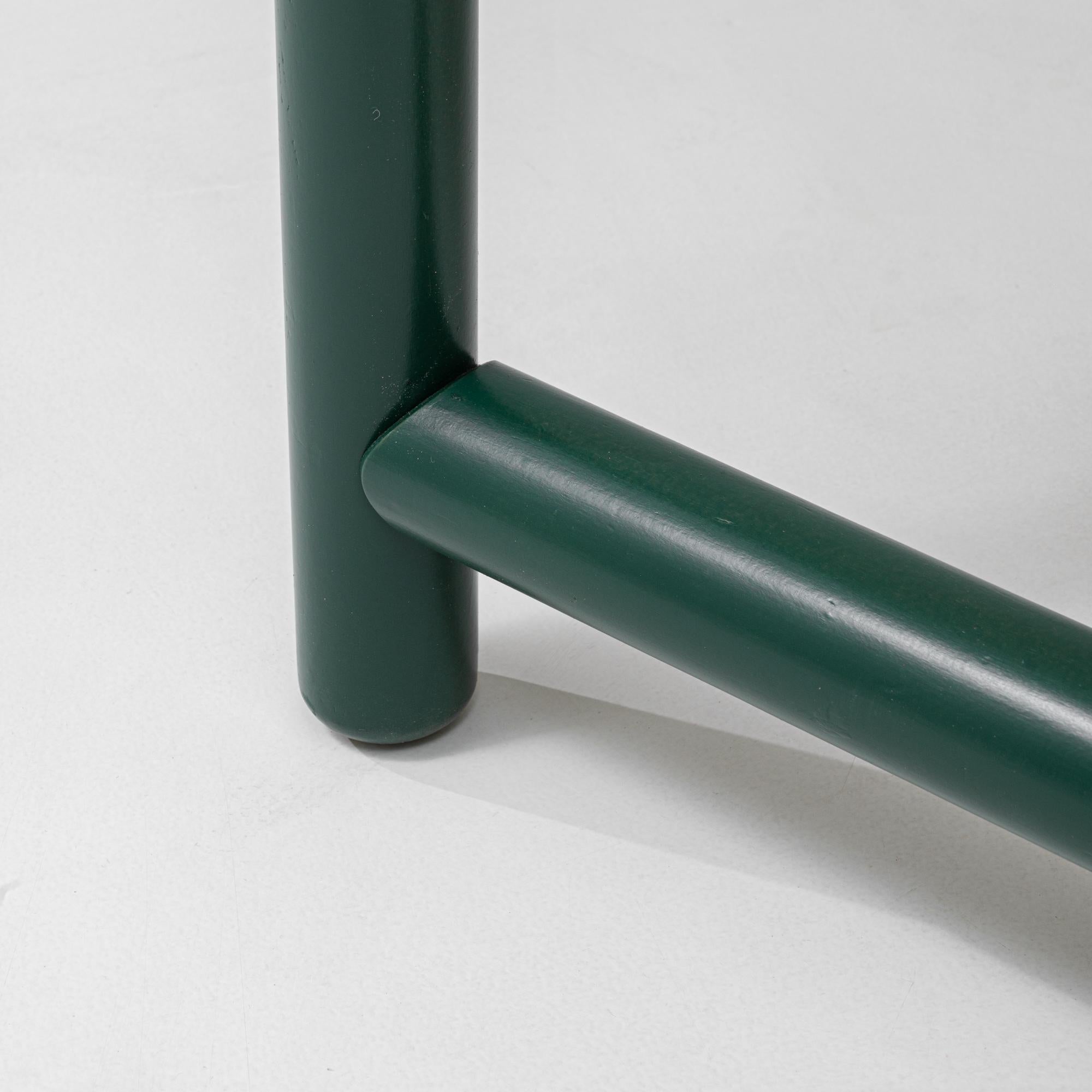 Paire de chaises longues tchèques du 20e siècle avec armatures tubulaires vertes en vente 9