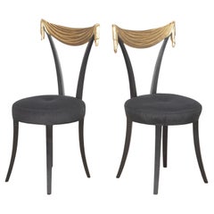 Pair of 20th Century Dorothy Draper Grosfeld House Side Chairs