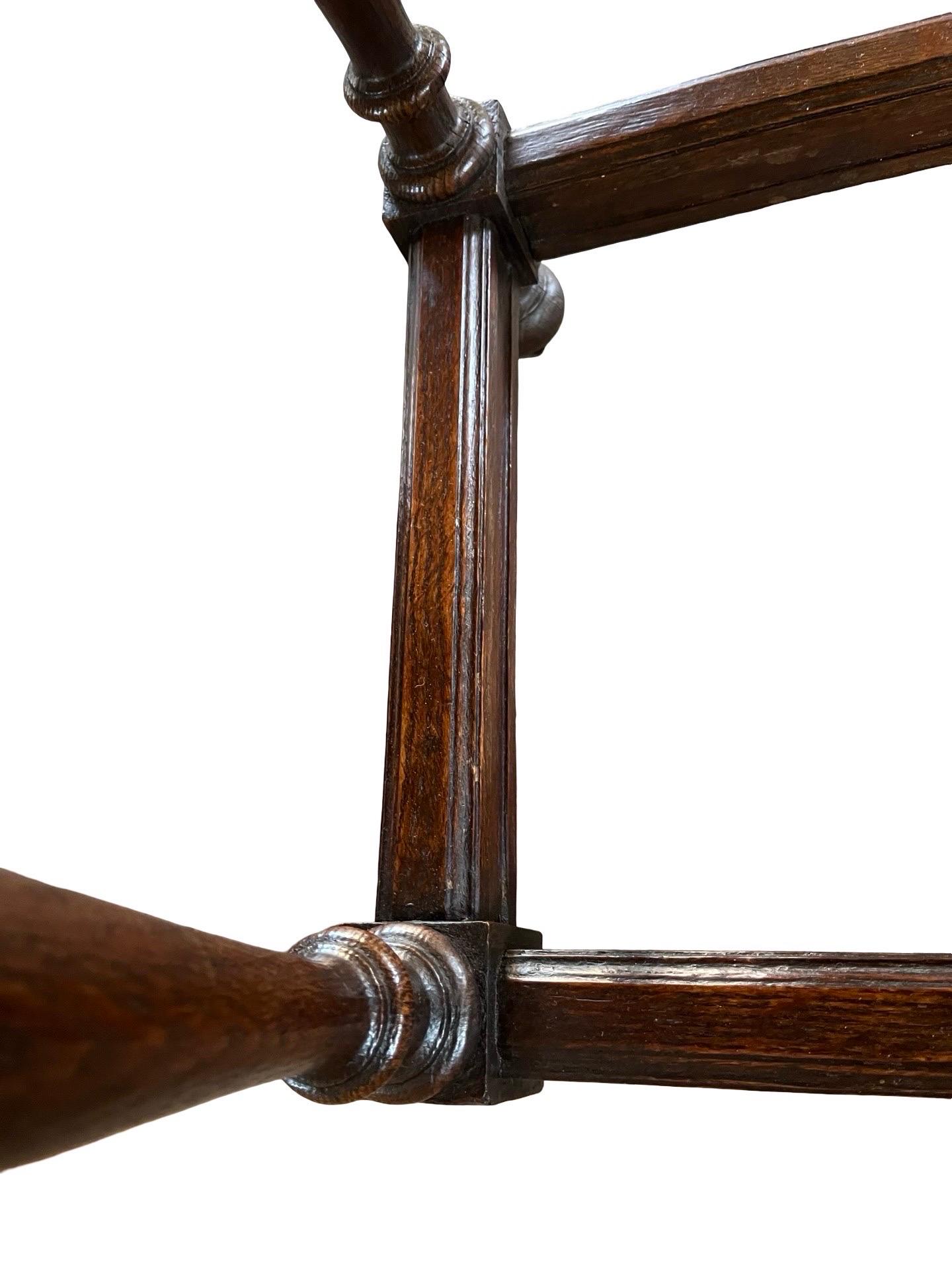 Pair Of 20th Century Dutch Oak Side Tables For Sale 4