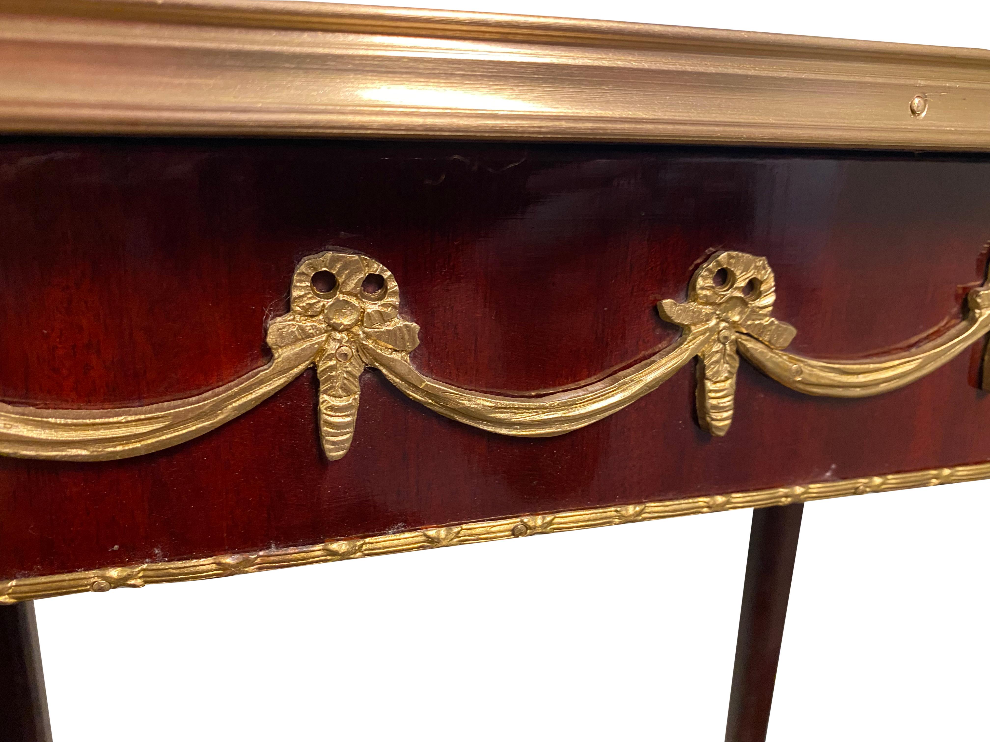 Pair of 20th Century Empire Style Side Tables For Sale 9