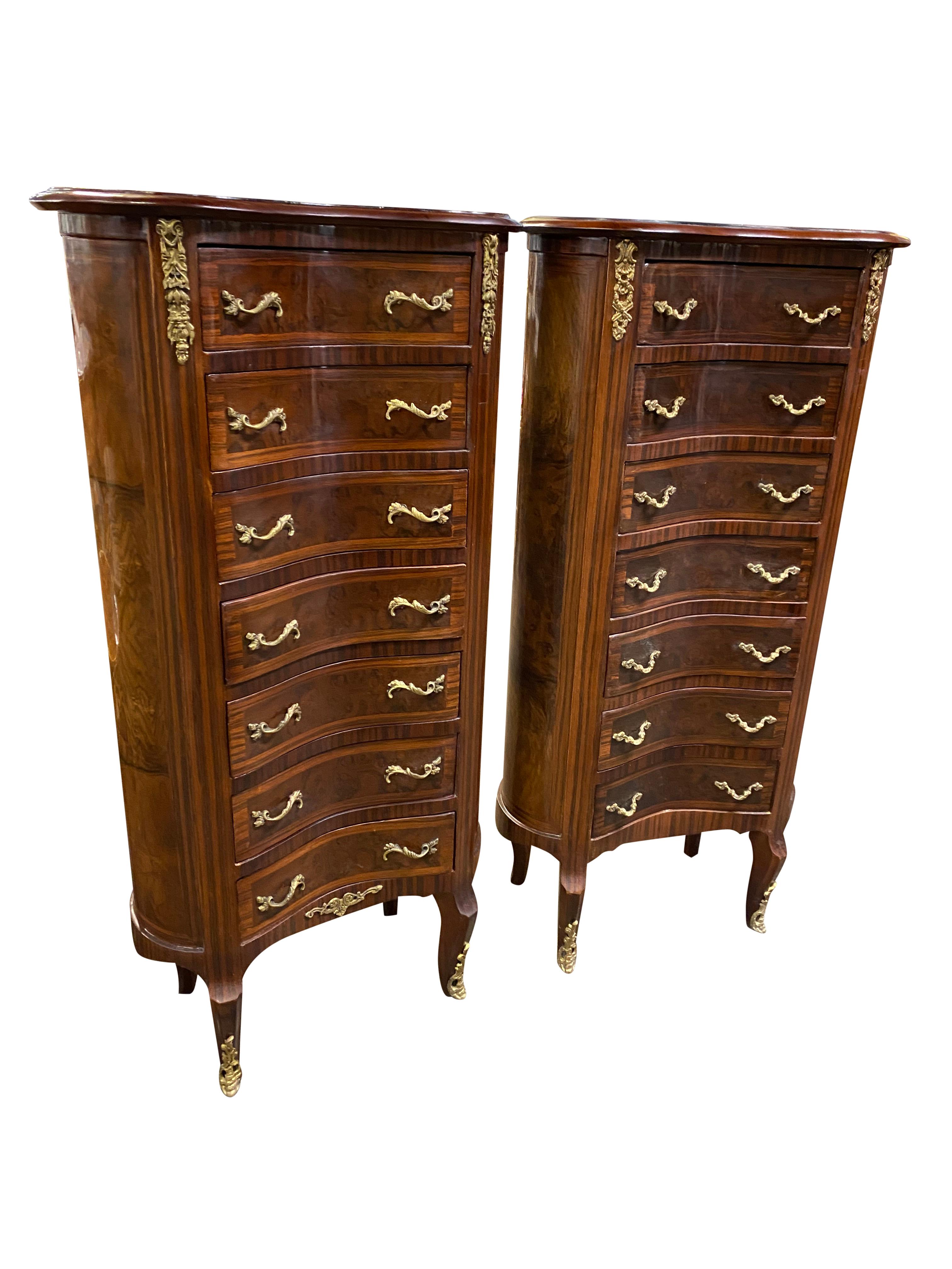 Pair of 20th Century English Regency Style Side Tables/Cabinets For Sale 13