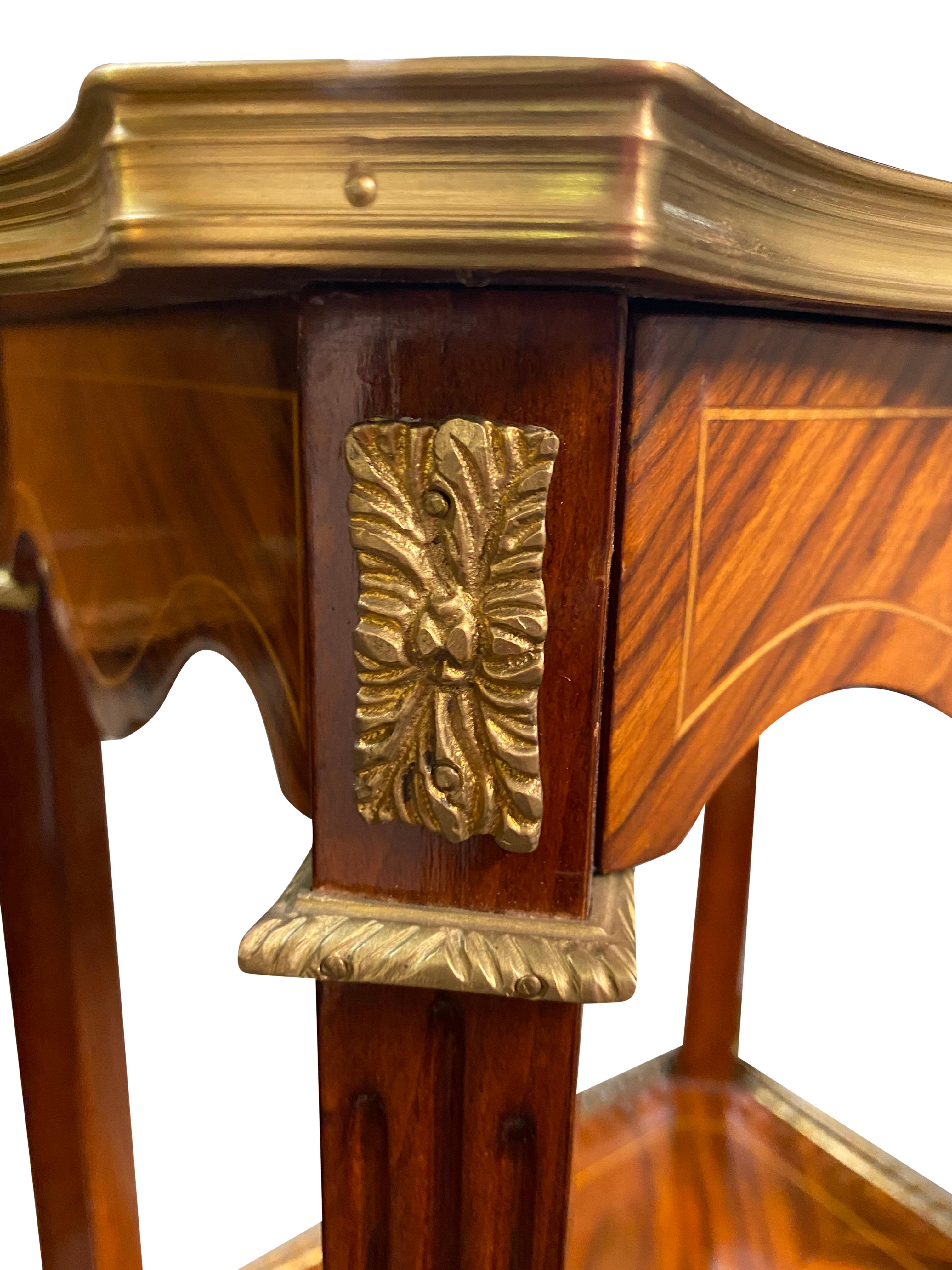 Pair of 20th Century English Regency Style Side Tables For Sale 7