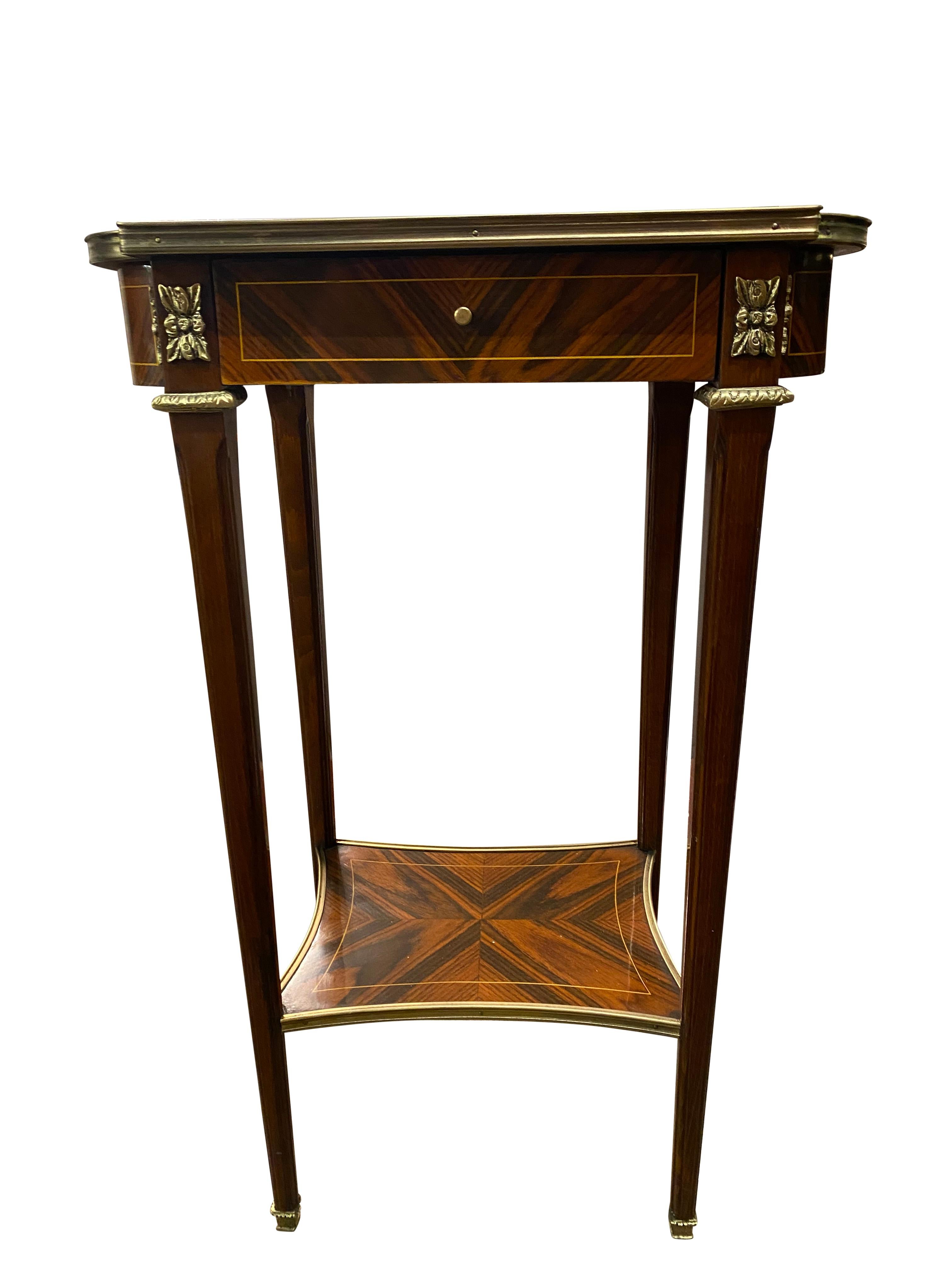 Pair of 20th Century English Regency Style Side Tables For Sale 8