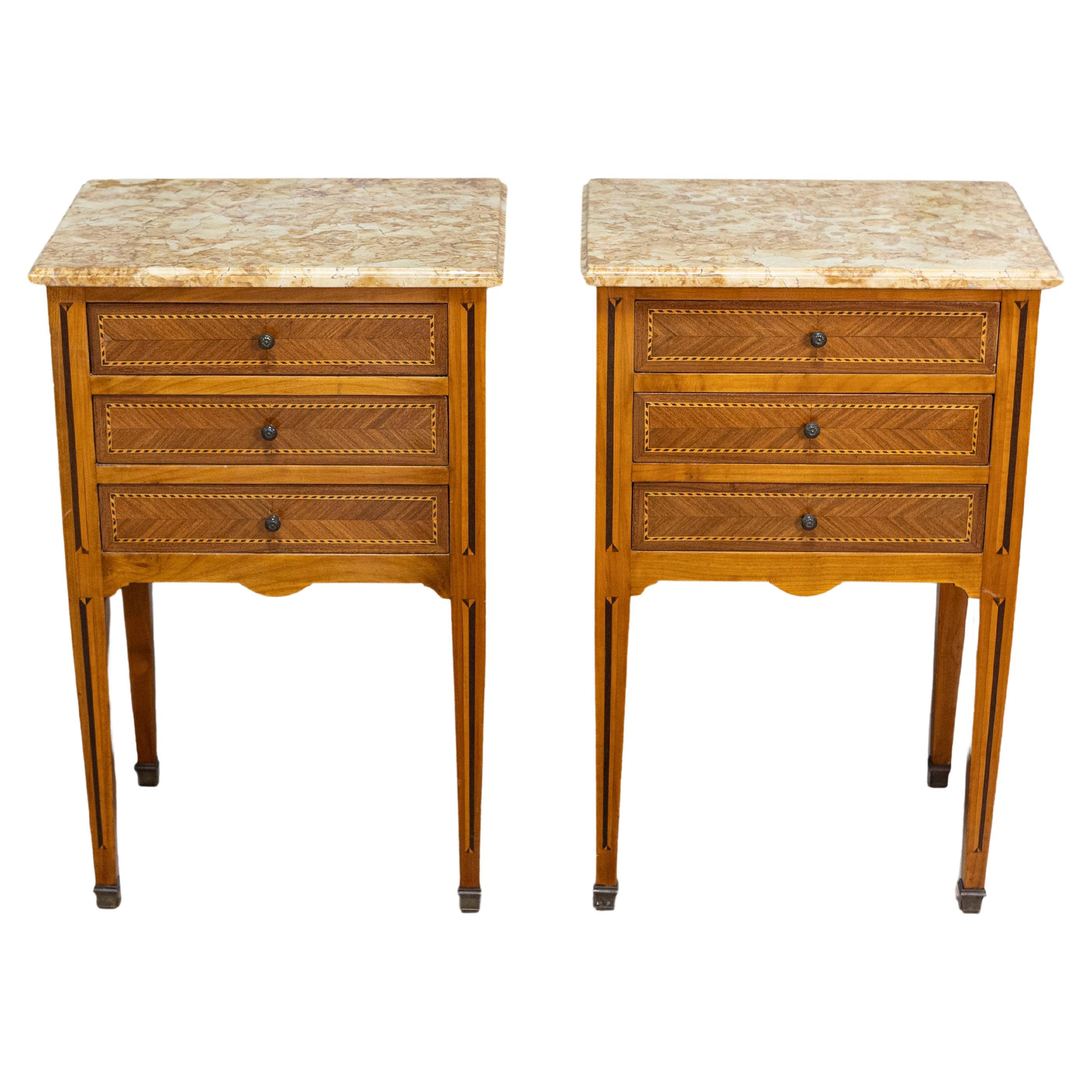Pair of 20th Century French Bedside Tables
