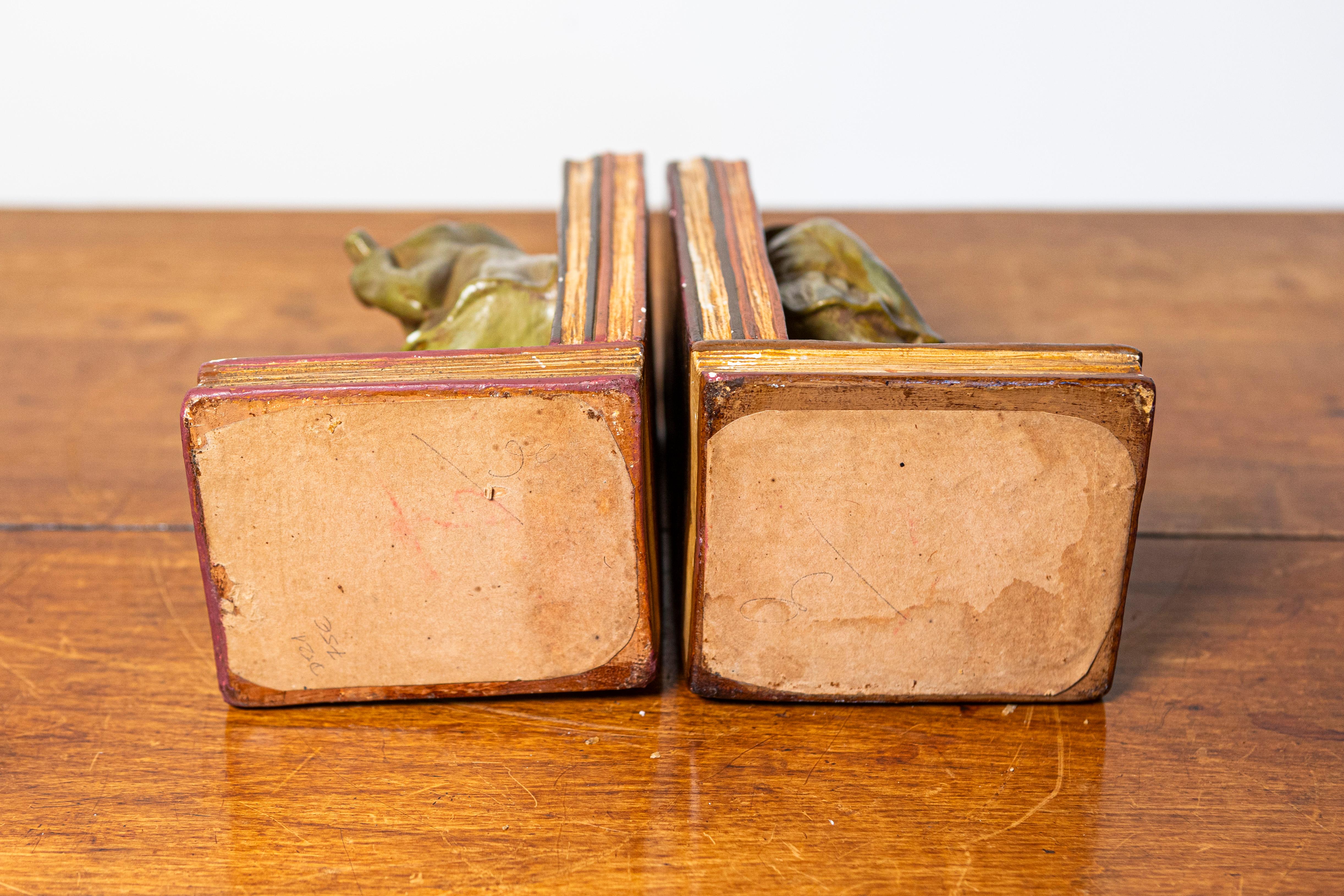 Pair of 20th Century French Bookends For Sale 6